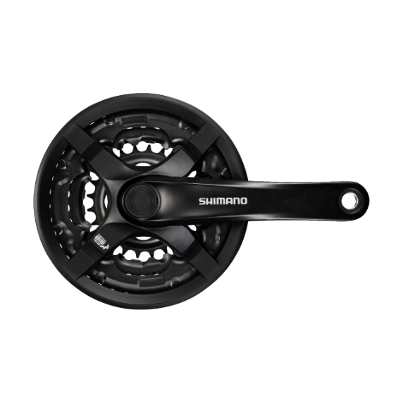 Shimano Tourney FC-TY501 3x6/7/8v Kampisarja Ketjusuojalla