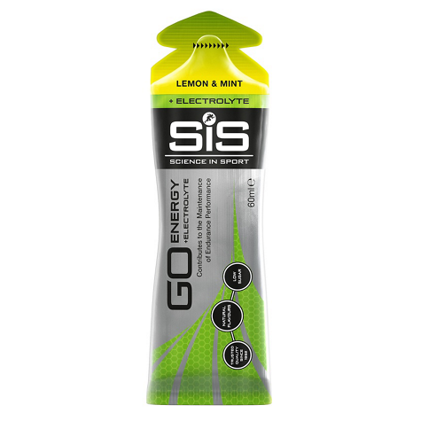 SIS Go Energy + Electrolyte Gel Sitruuna & Minttu Energiageeli