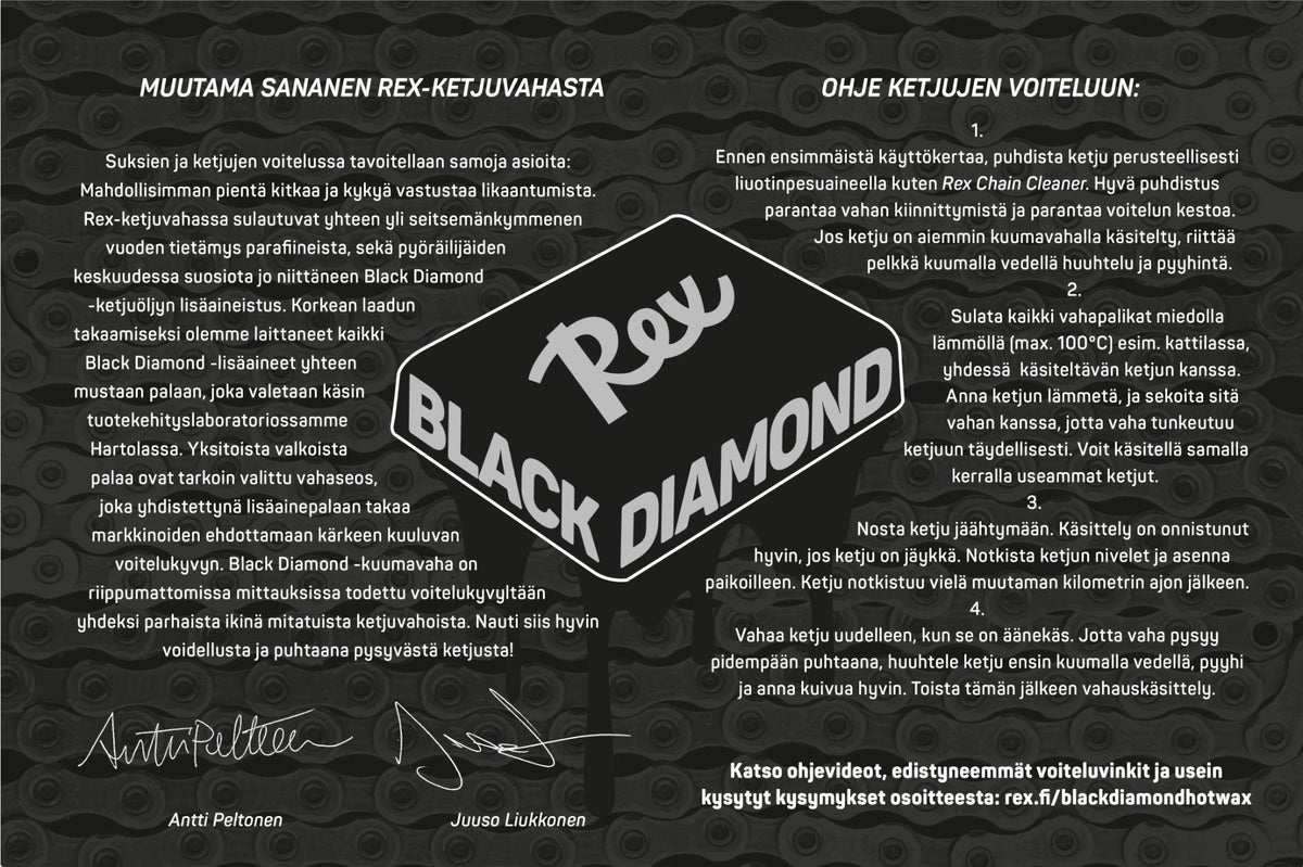 Rex Black Diamond Kuumavaha-Lisäainepala