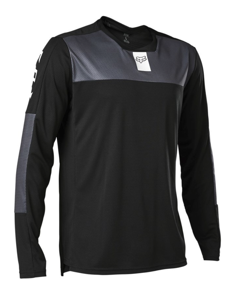 DEFEND LS JERSEY FOXHEAD, BLACK