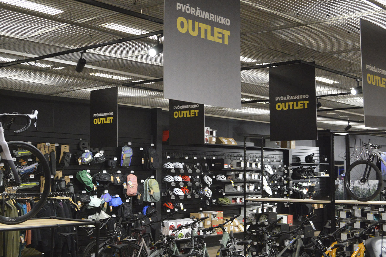 Uusi Outlet Turun Pyörävarikolla