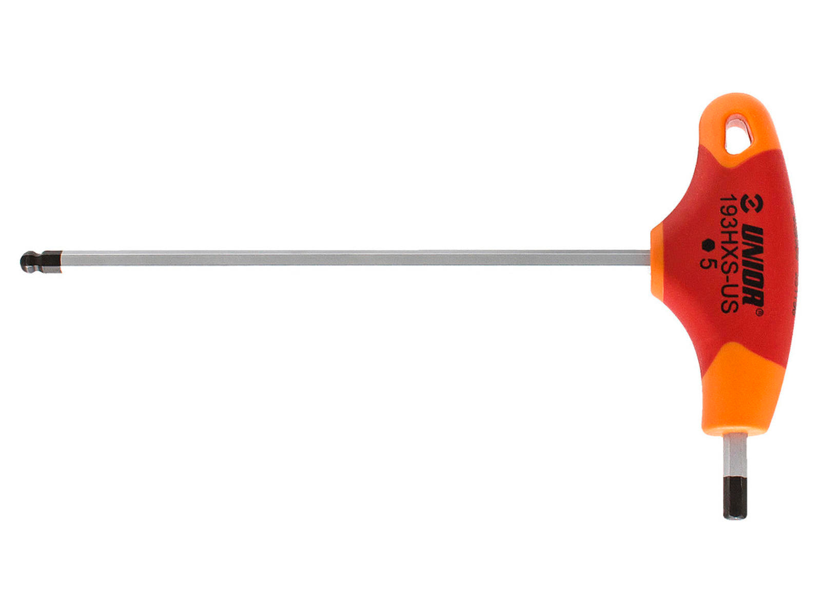 Unior Ball End Hex Wrenches Chrome Kuusiokolo T-avain