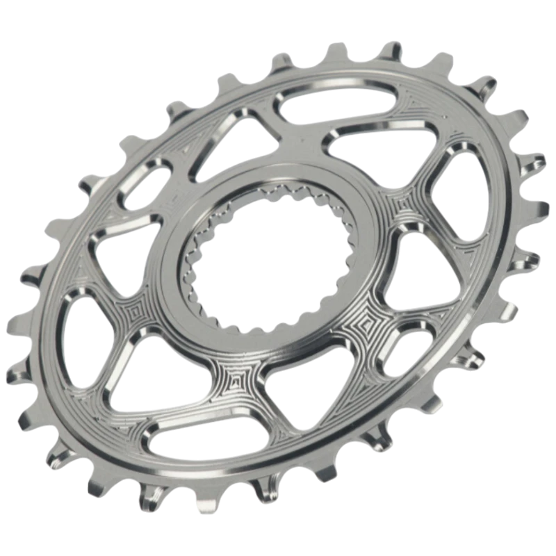 AbsoluteBLACK Oval Shimano Direct Mount 34T Harmaa Eturatas