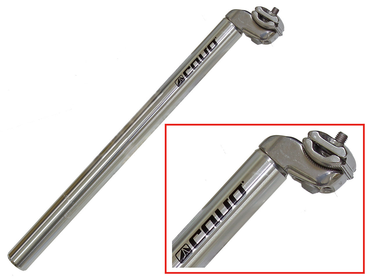 Cavo 29,2/400 MTB Kisko Alumiini Hopea Istuinkannatin