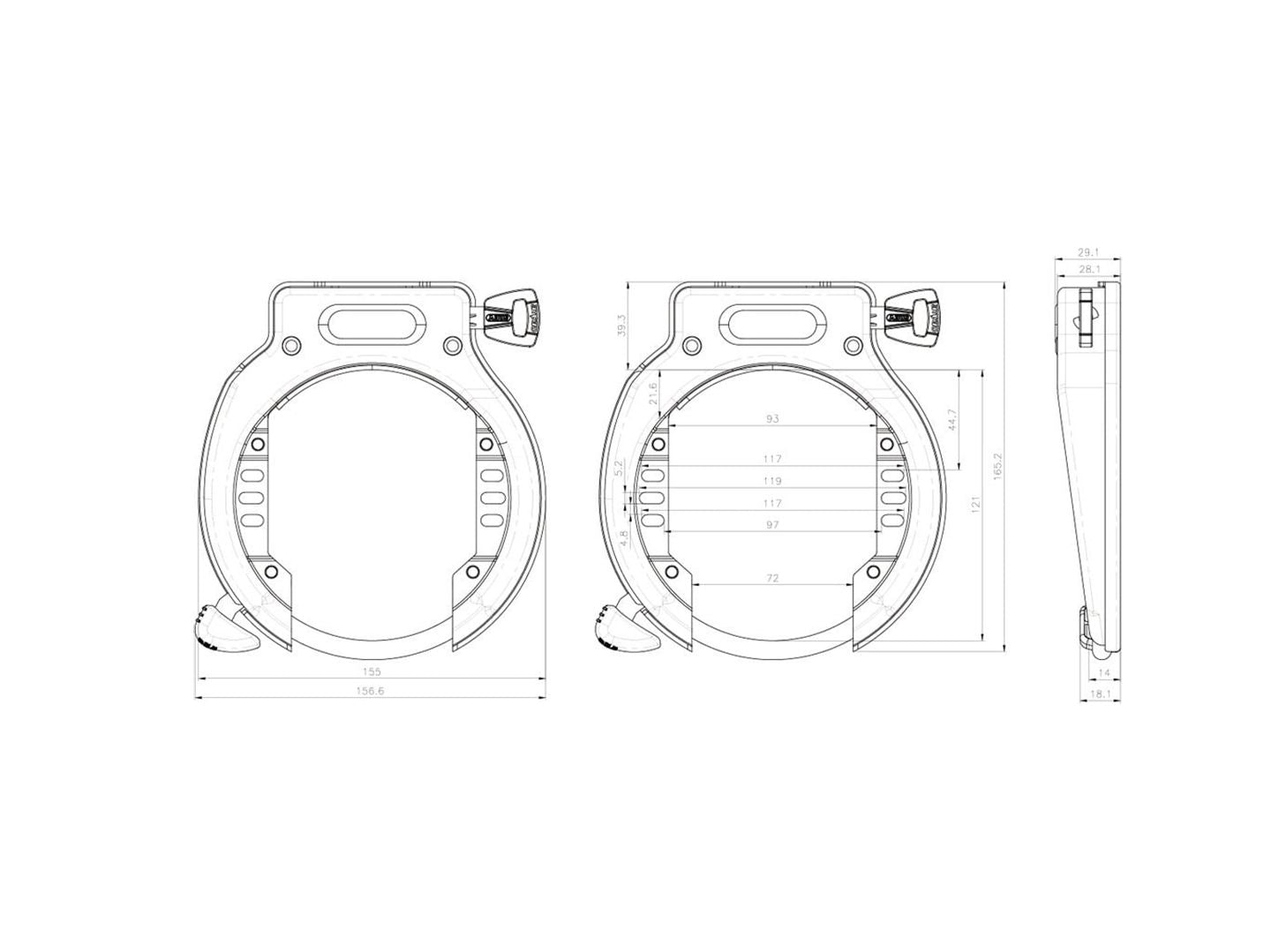 Abus 4650xl Ringlock With Bt3 T82 Battery Lock