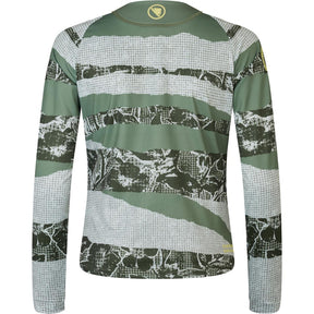 Endura MTB-Jersey Langarm Patchwork LTD Naisten Paita