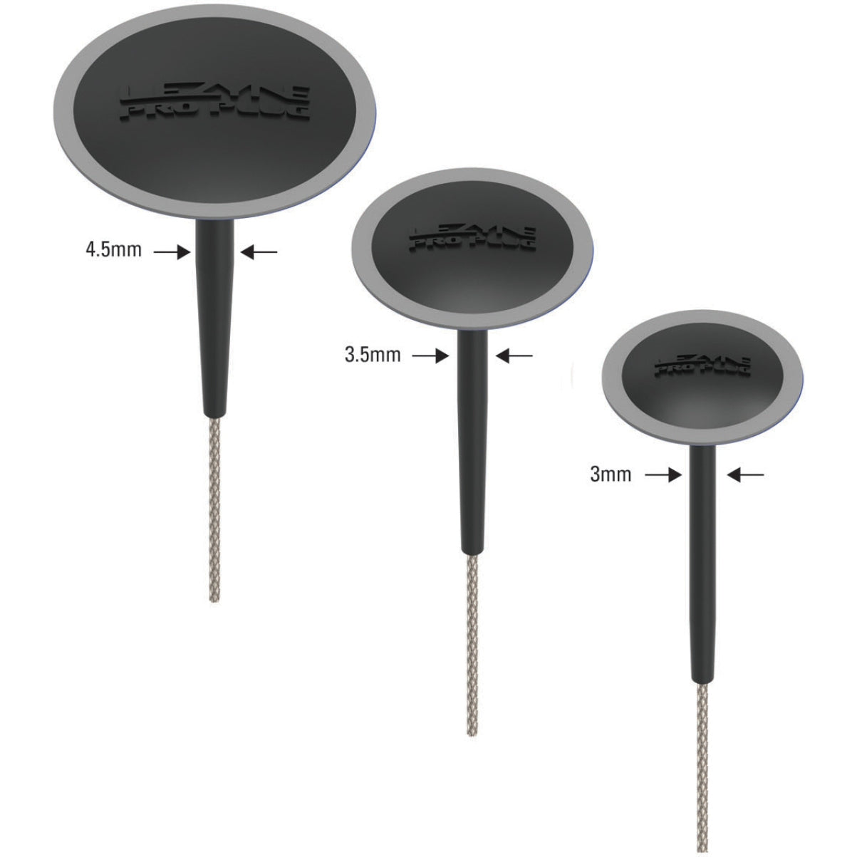 Lezyne Sienitulpat Tubeless Pro Plugs Rengaspaikkasetti