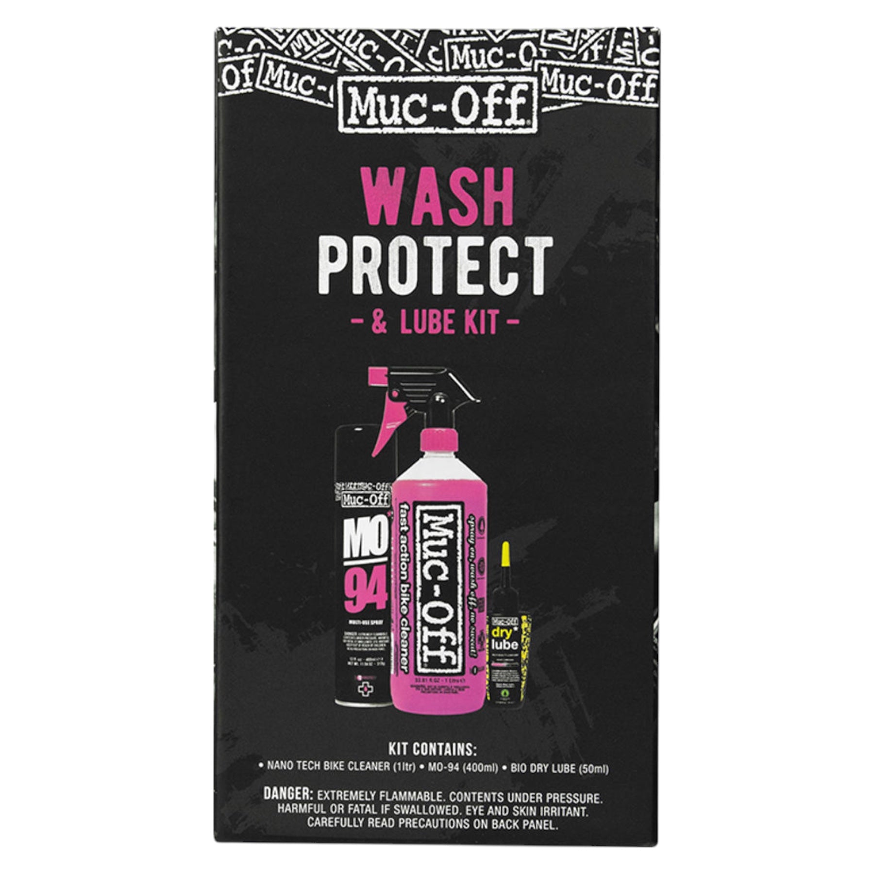 Muc-Off Wash Protect And Dry Lube Puhdistussetti
