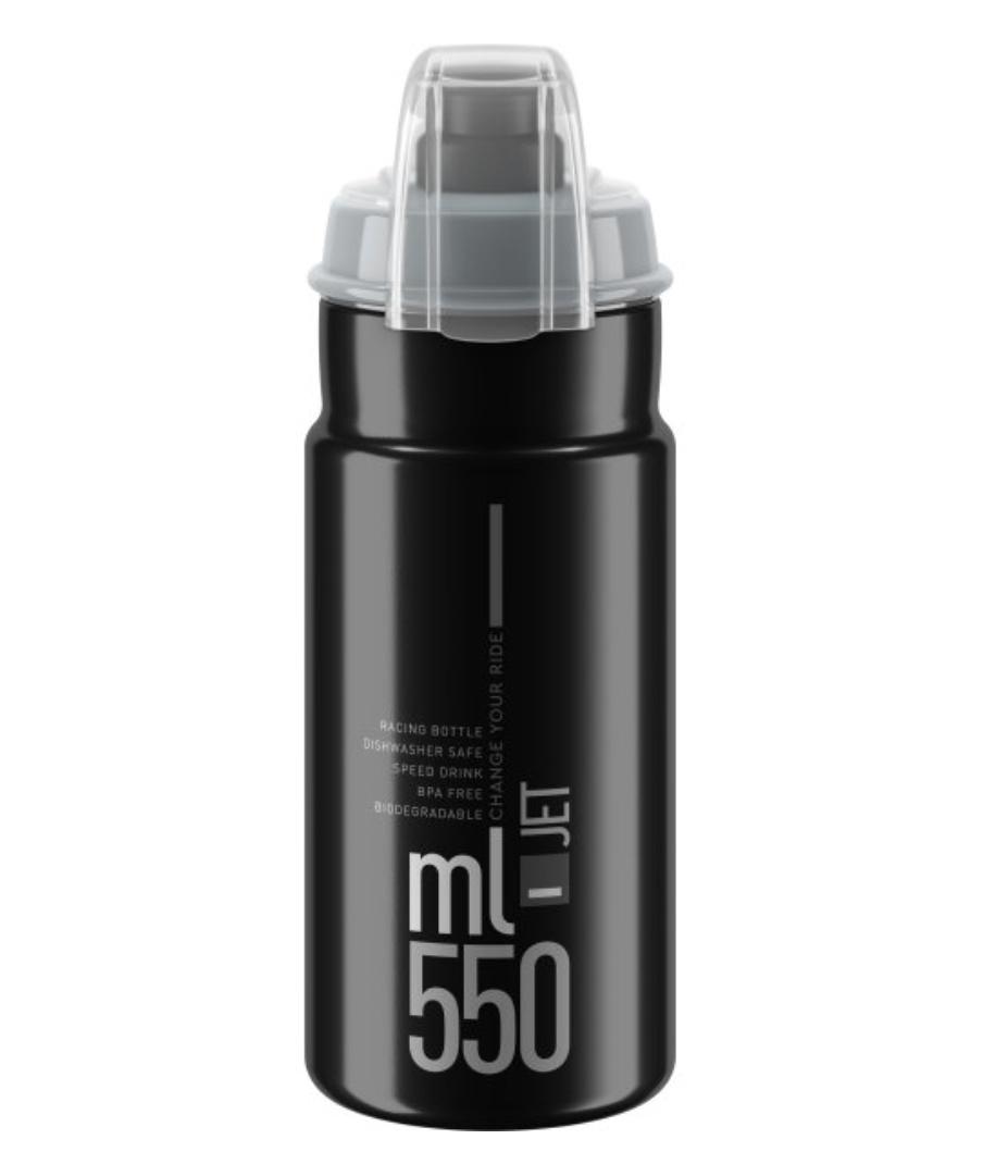 Elite Bottle Jet Plus Black 550ml Juomapullo