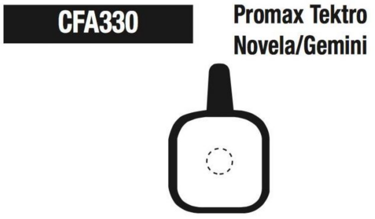 EBC CFA330 Tektro Gemini Novela Vihre Jarrupalat Py r varikko