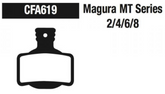 EBC 619R Magura MT 2/4/6/8 Jarrupalat