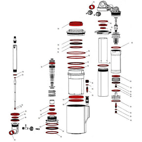 RockShox Vivid Air Tiivistesarja