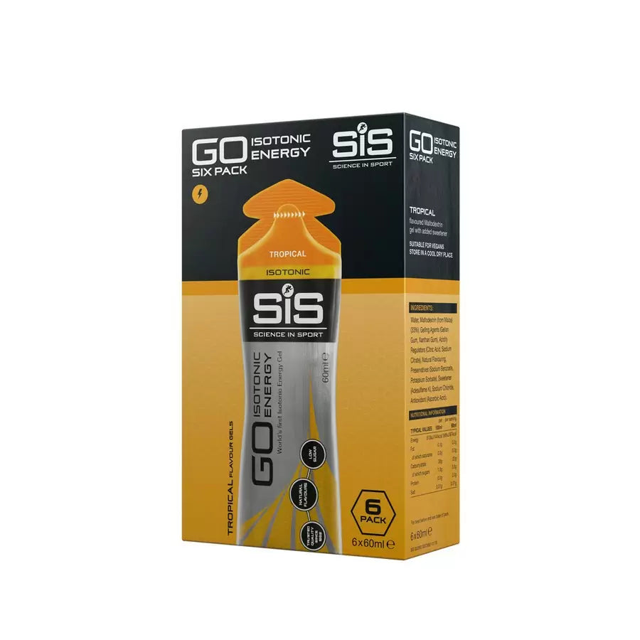 SIS Go Iso Tropical Energiageeli 6x60ml
