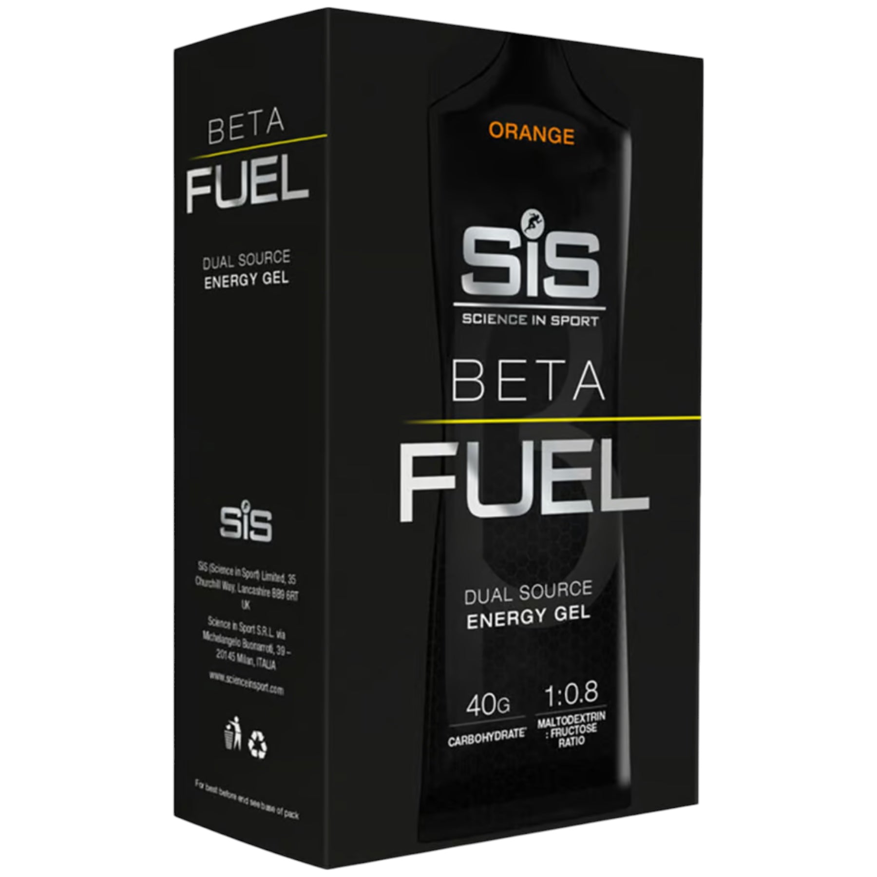 SIS Beta Fuel Appelsiini Geeli 6-pack
