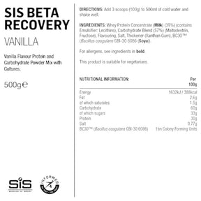 SIS Beta Fuel Recovery Juomajauhe 500g