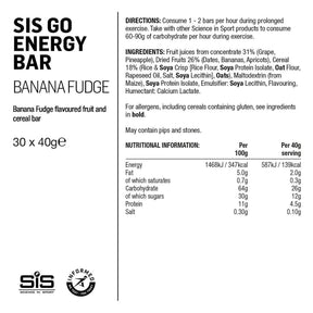 SIS GO Energy Banaani Furge Energiapatukka 40g