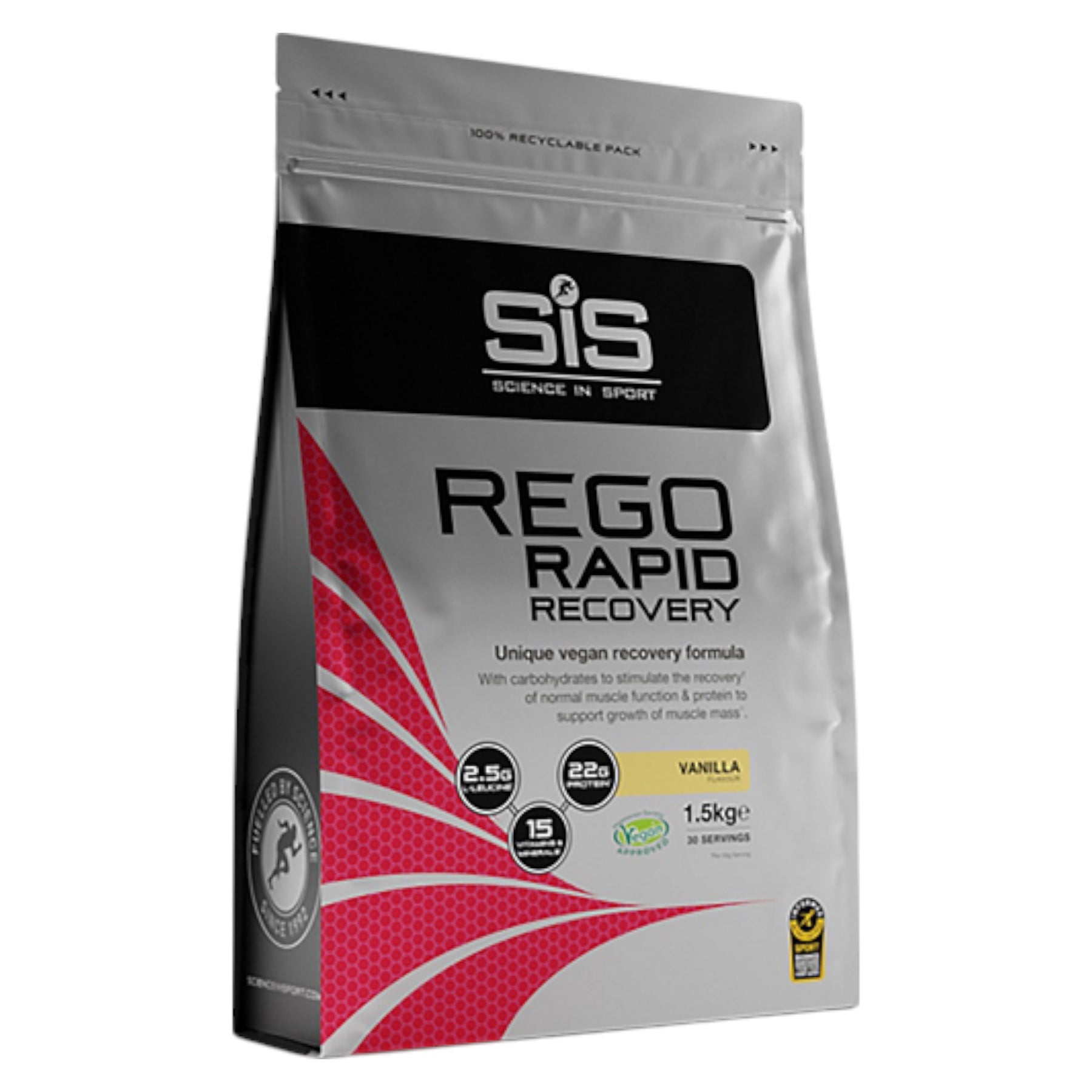 SIS Rego Rapid Recovery Juomajauhe 1,5kg