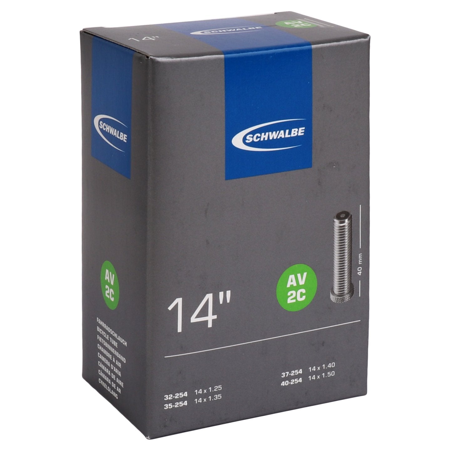 Schwalbe AV2C 32-40x254/14" Schrader Sisärengas