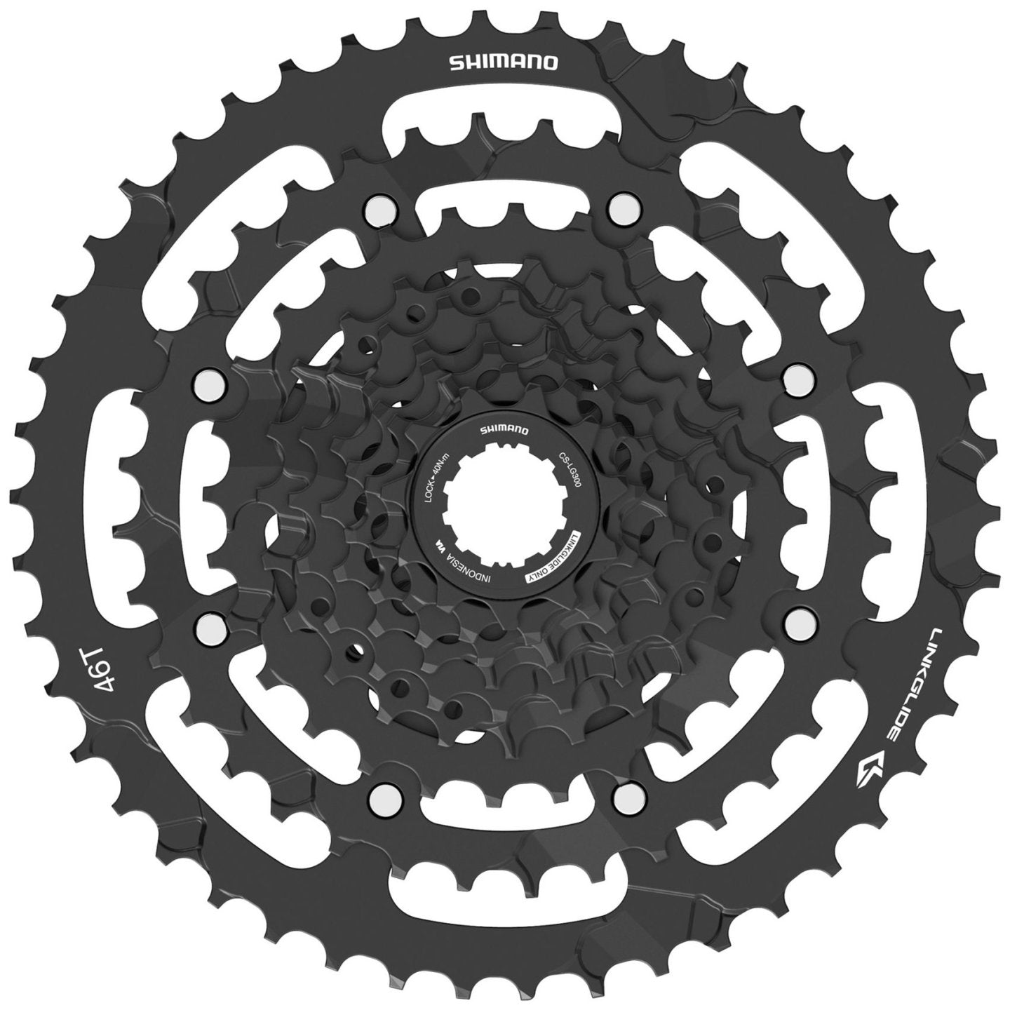 Shimano CS-LG300 Linkglide 9v Takapakka