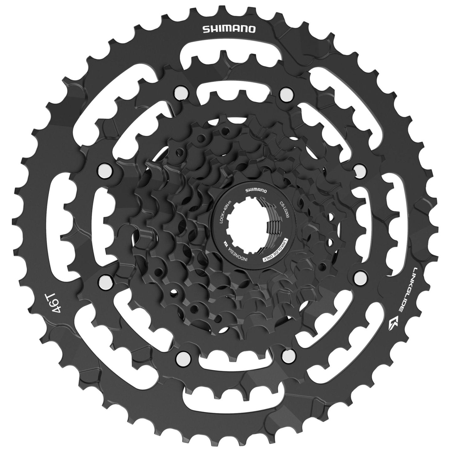 Shimano CS-LG300 Linkglide 9v Takapakka