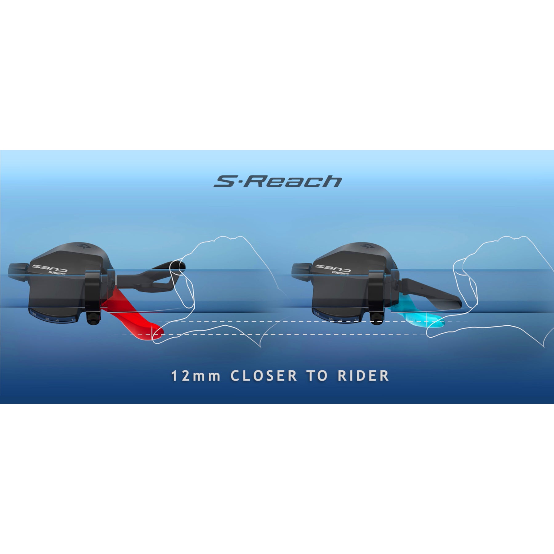 Shimano Cues SL-U4050 Rapidfire Plus 9v Oikea Vaihdevipu