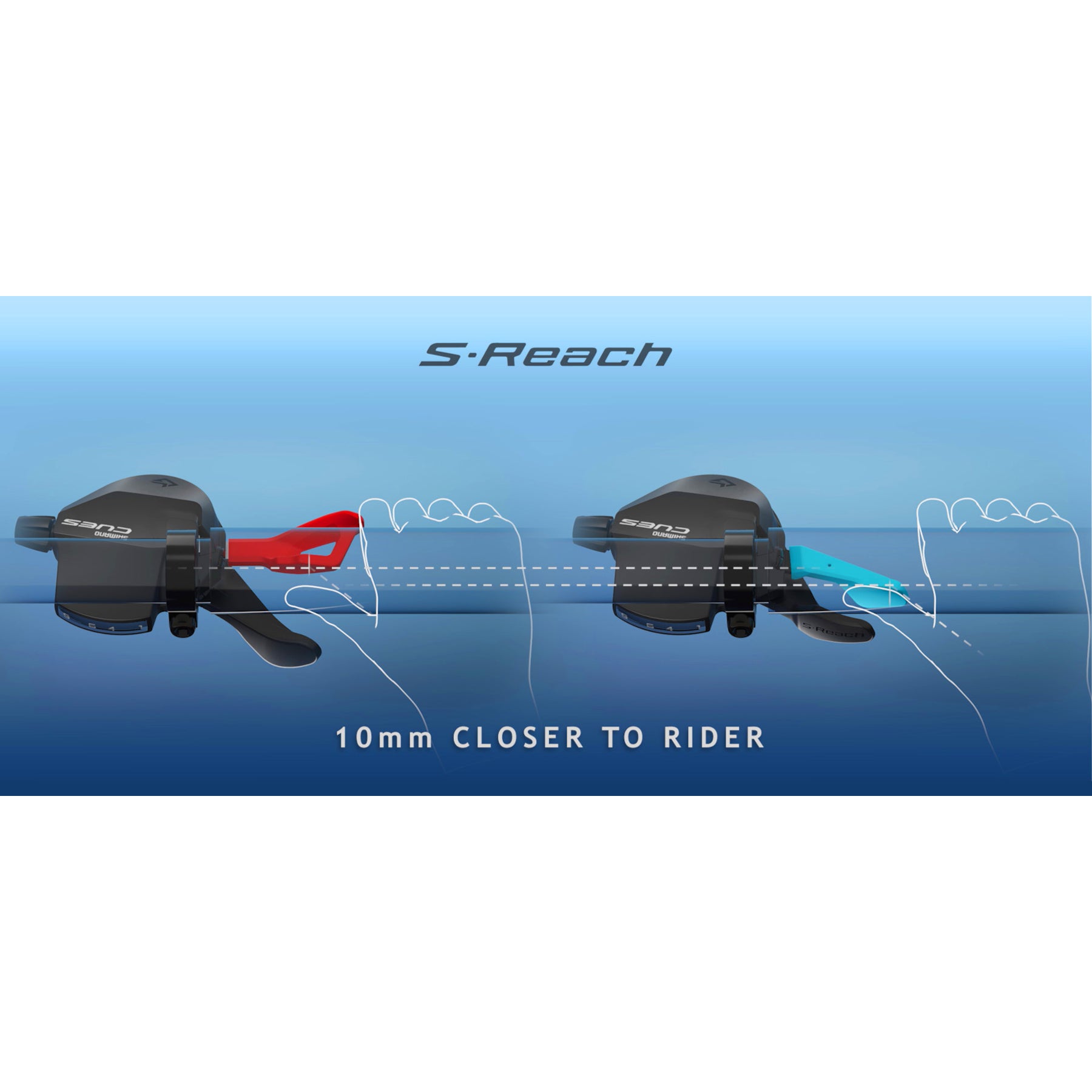 Shimano Cues SL-U4050 Rapidfire Plus 9v Oikea Vaihdevipu