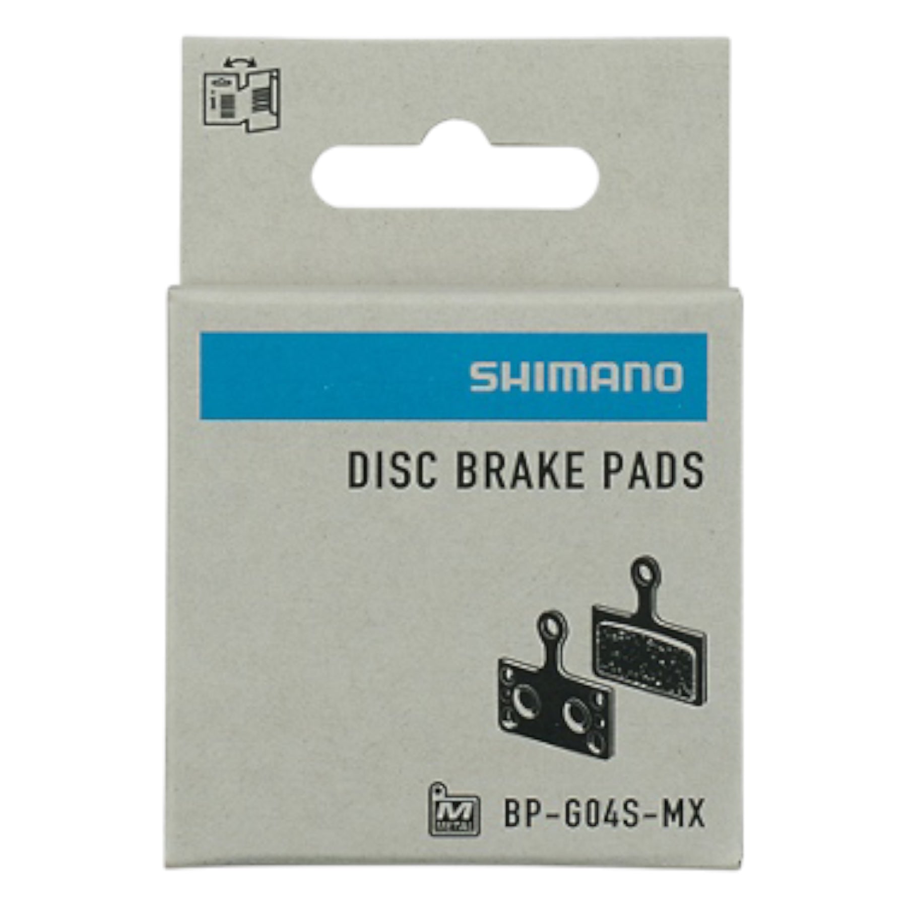 Shimano G04S-MX Metallipala Jarrupalat