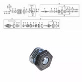 Shimano Nexus 7/8v Vaijerin Kiinnitysruuviyksikkö