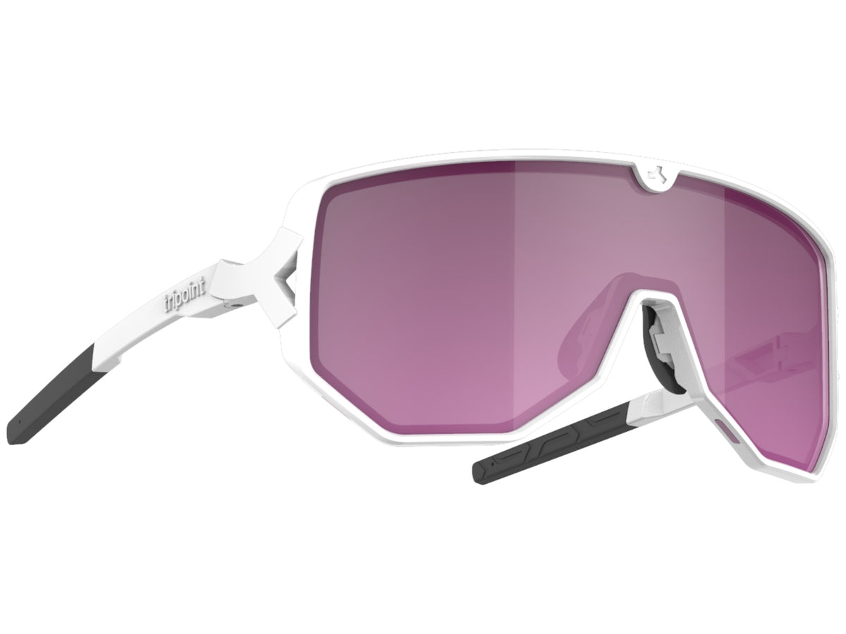 Tripoint Reschen Matt White Purple Pyöräilylasit