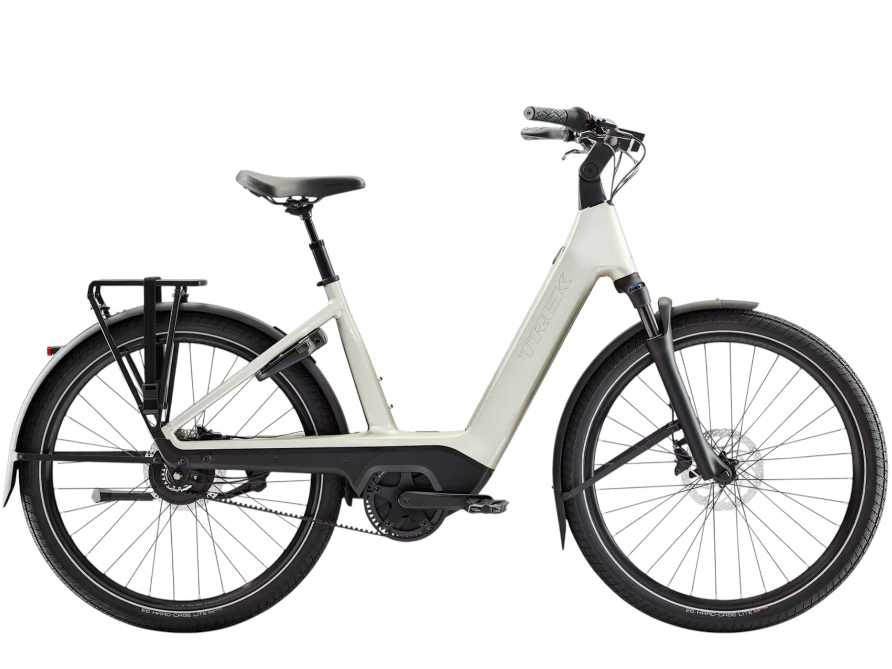 Trek Charter+ 4 Enviolo Belt 800Wh Lowstep Kaupunkisähköpyörä