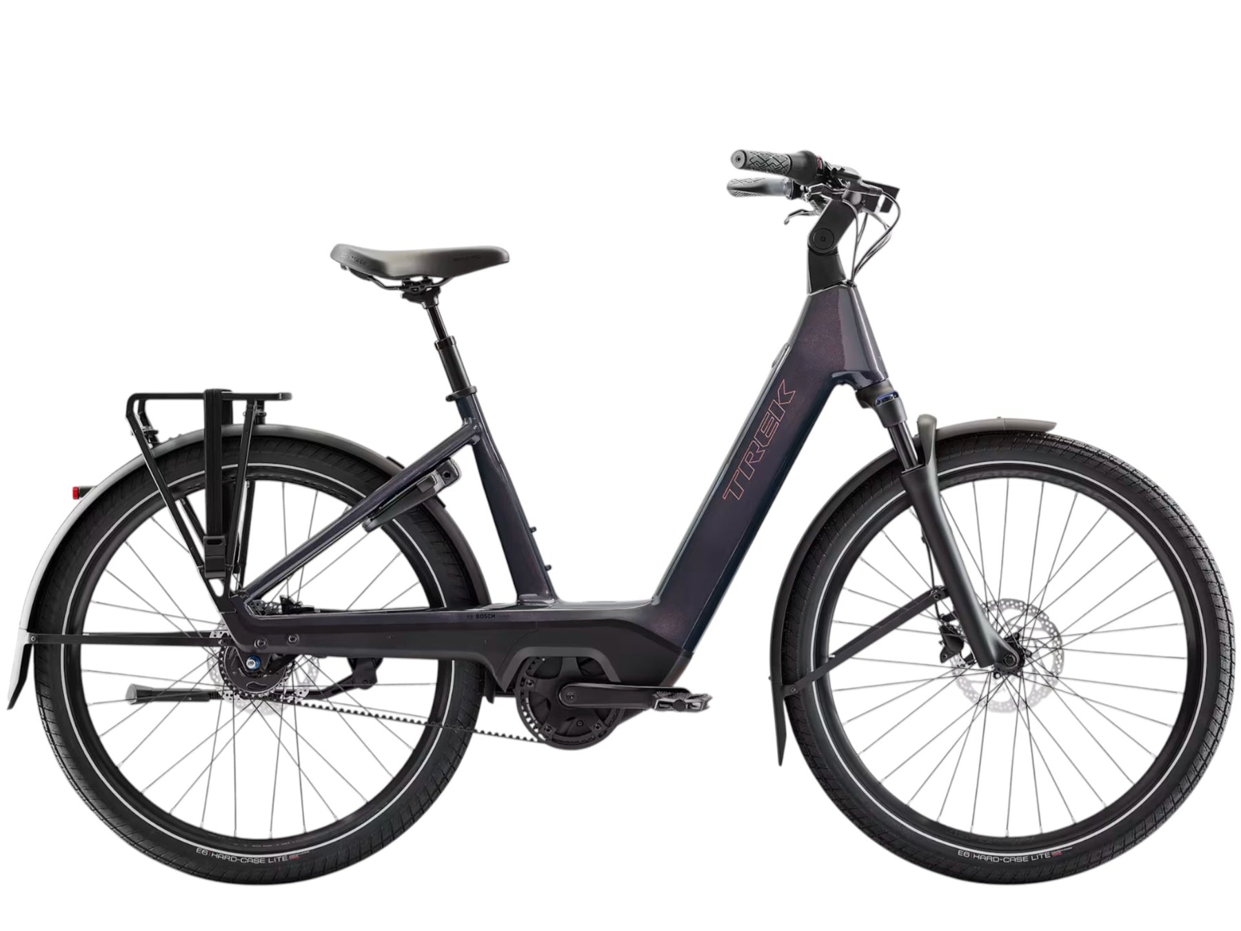 Trek Charter+ 4 Nexus 5 Belt 540Wh Lowstep Kaupunkisähköpyörä