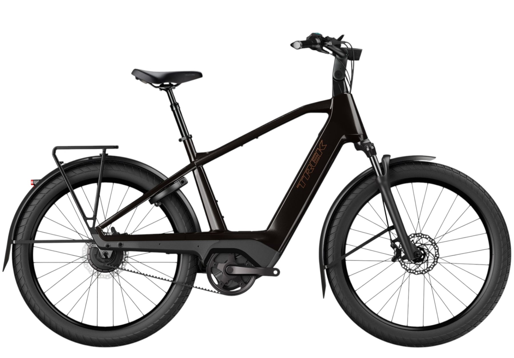 Trek Charter+ 4 Nexus 5 Belt 800Wh Kaupunkisähköpyörä