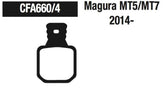 EBC 660/4 Magura MT5/MT7 Vihreä Jarrupalat