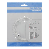 Shimano Eturatas 32T FC-M341/415 104mm, hopea, 7/8v