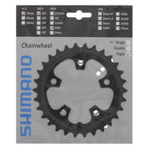 Shimano Eturatas 30T FC-3503 74mm, musta, 10v