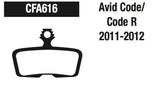 EBC CFA616R Avid Code 2011/12 Punainen